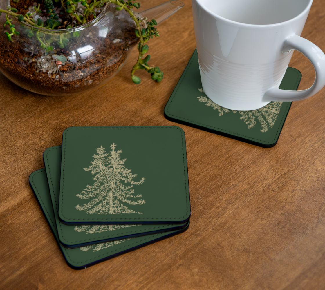 Tree coaster - green