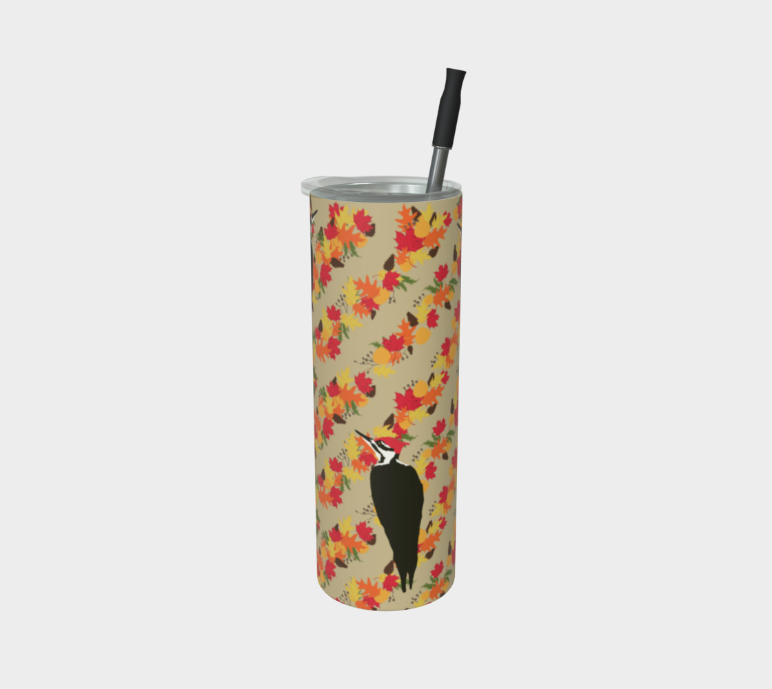 Autumnal woodpecker tumbler