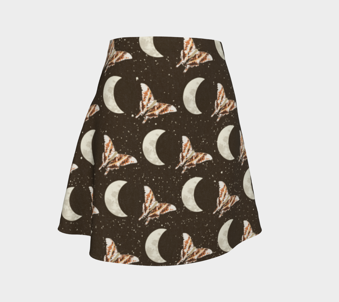 Lunar Moth flare skirt