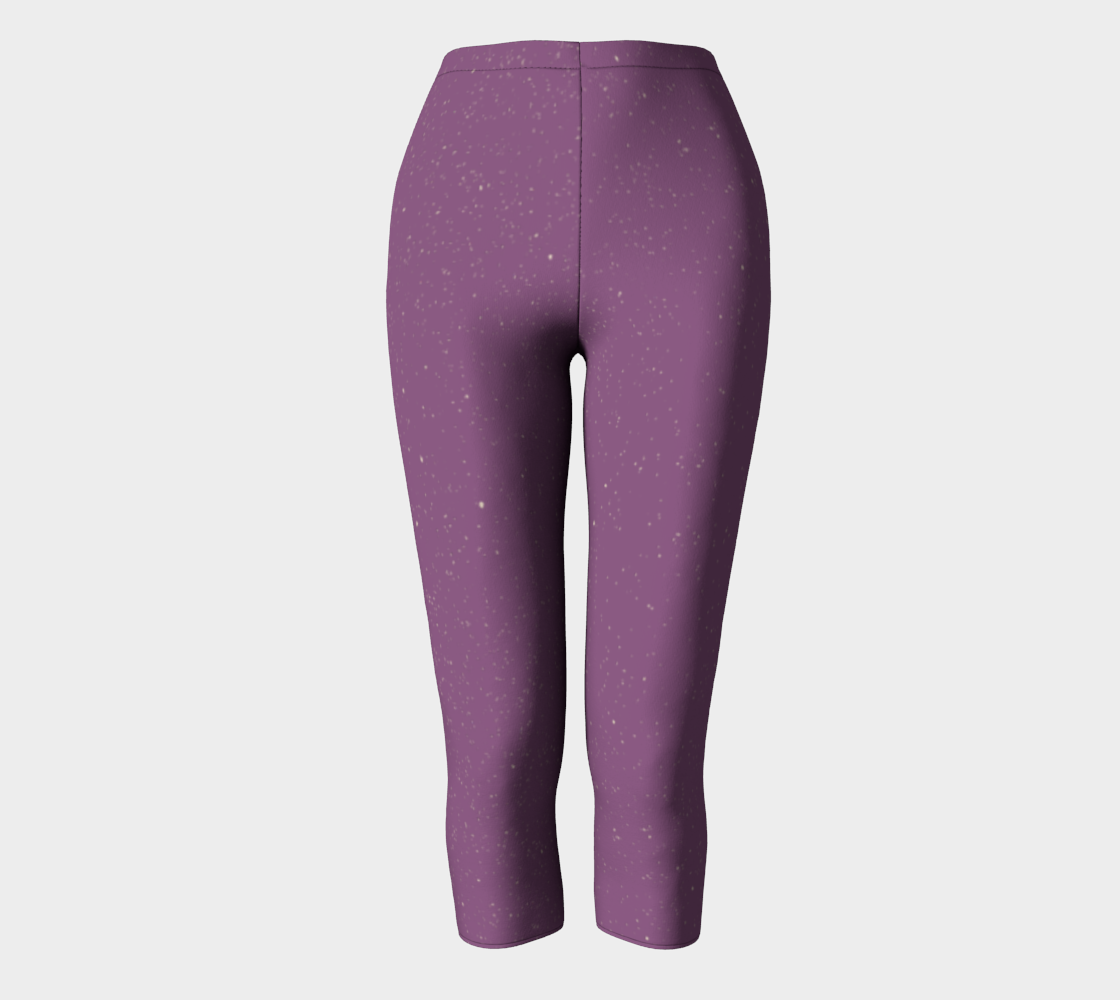 Purple Starry Night leggings (full/capris)