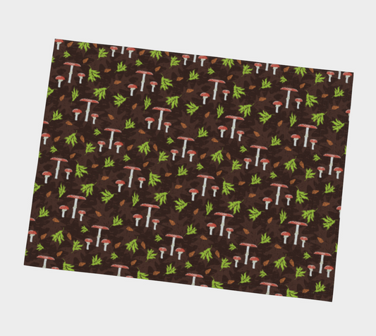 Mighty Mushroom placemat