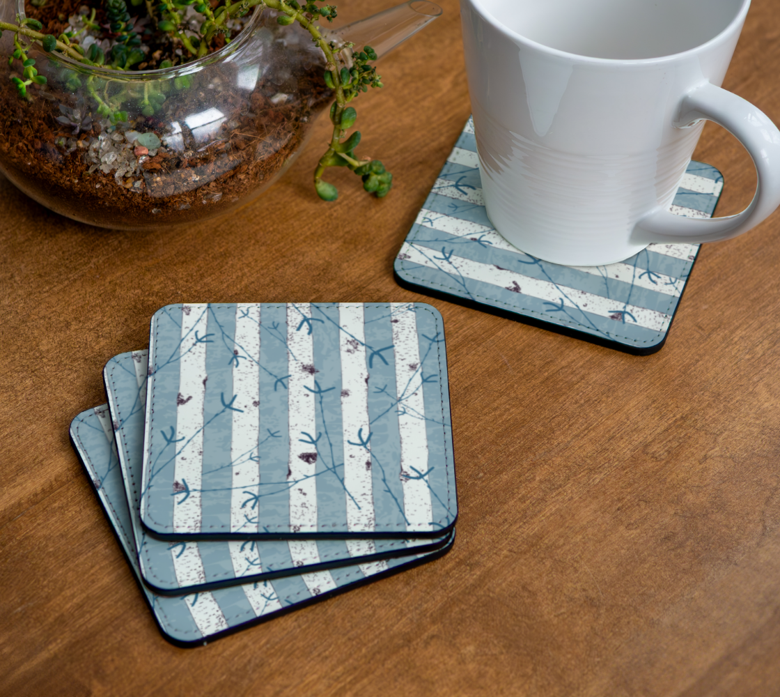 Winter Birch coasters