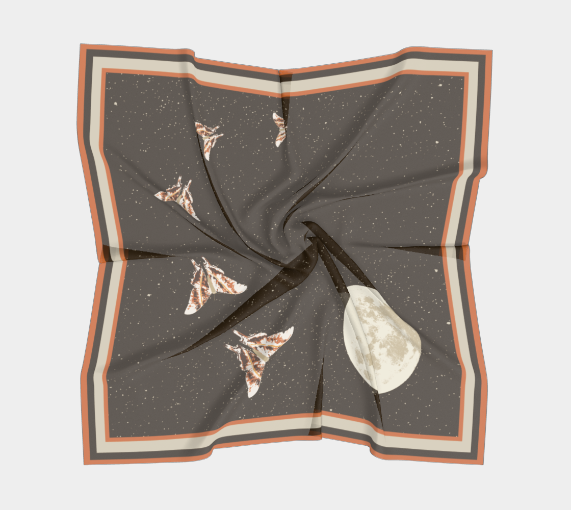 Lunar Moon Square Scarf