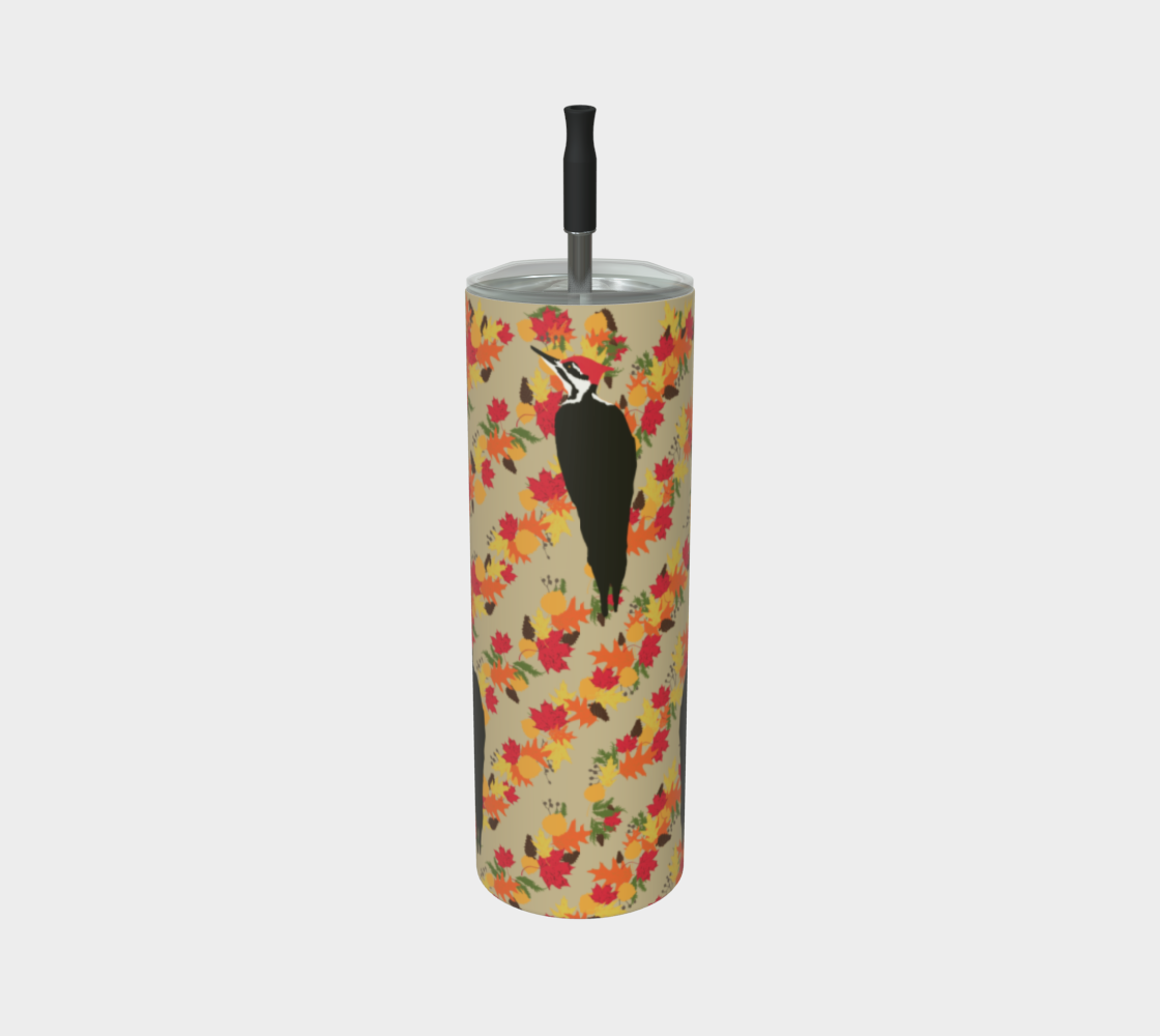 Autumnal woodpecker tumbler