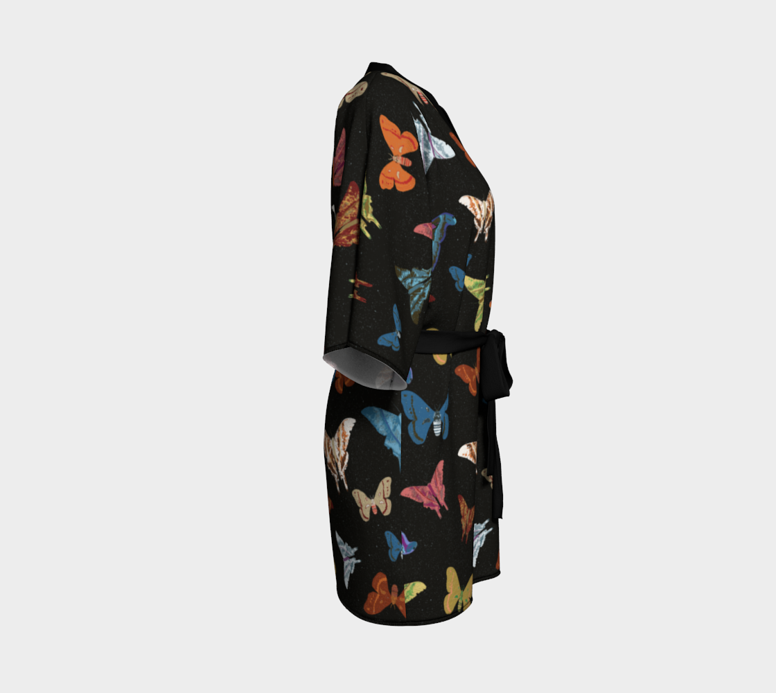 Symphony of moths luxury robe