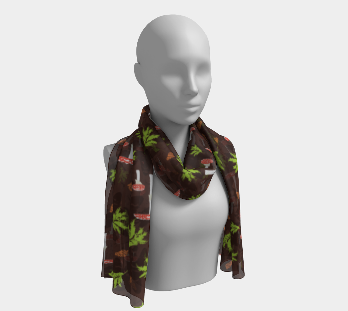 Mighty Mushroom Scarf