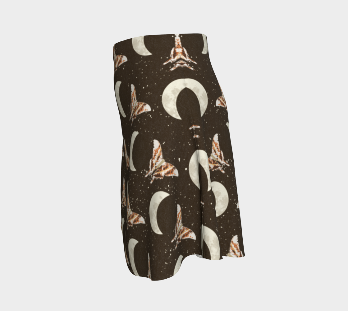 Lunar Moth flare skirt