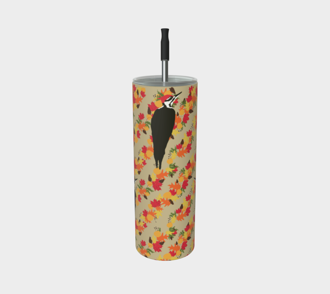 Autumnal woodpecker tumbler