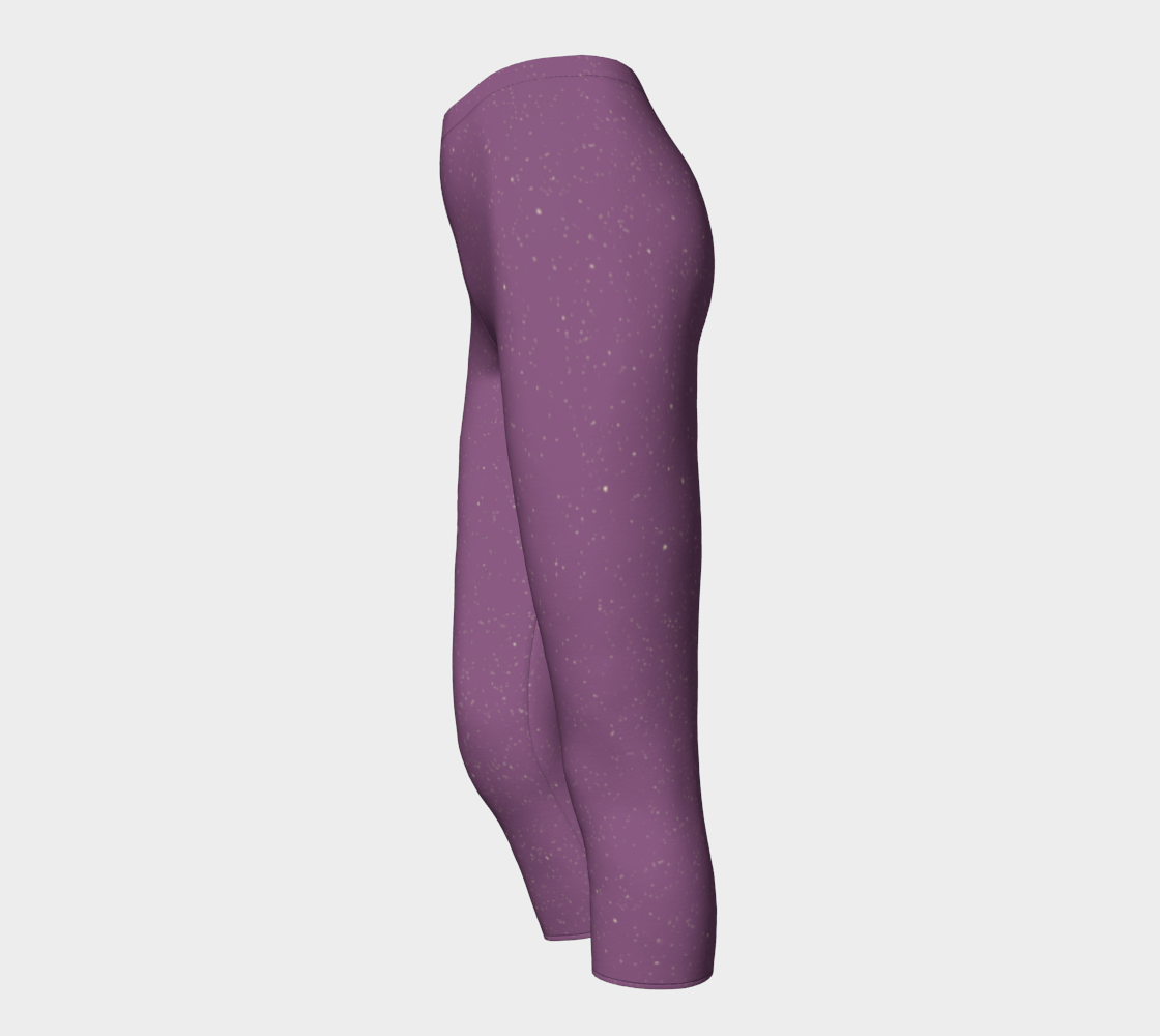 Purple Starry Night leggings (full/capris)