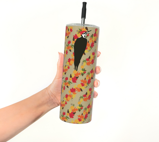 Autumnal woodpecker tumbler