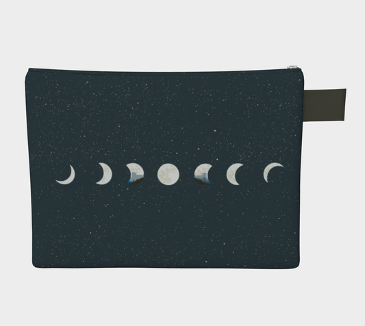 Lunar leporidae zipper pouch