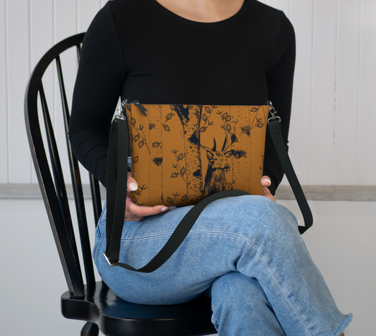 Wood pecker Besties & Stag Crossbody Bag