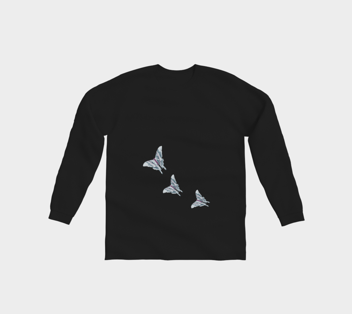 Moth comfort long-sleeve t-shirt - black