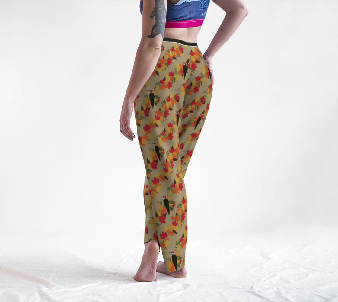 Autumnal woodpecker lounge pants