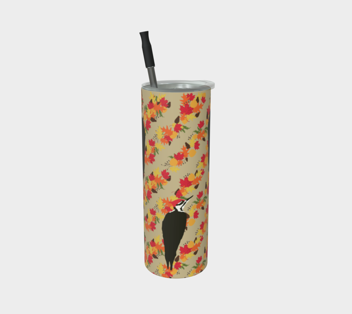 Autumnal woodpecker tumbler