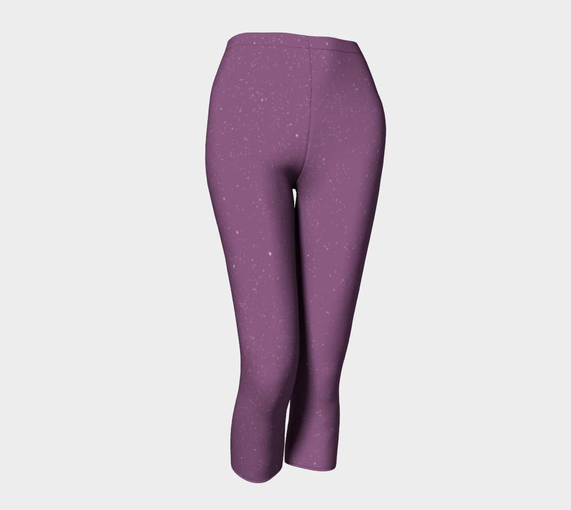 Purple Starry Night leggings (full/capris)