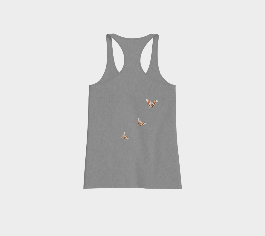 Lunar moth racerback tank