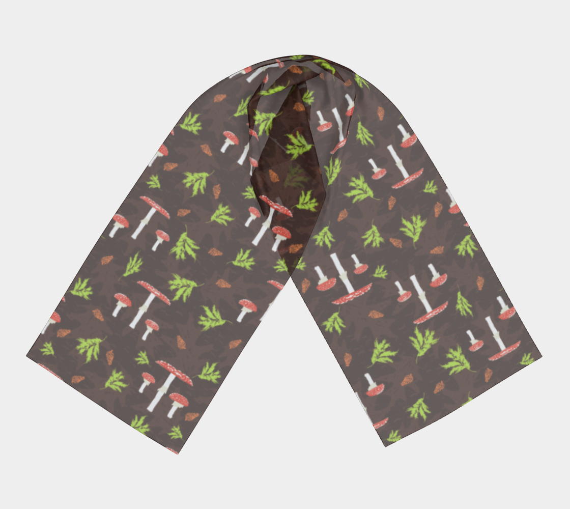 Mighty Mushroom Scarf