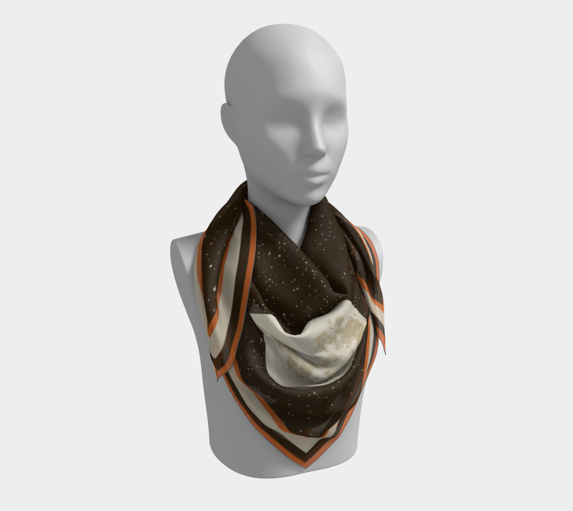Lunar Moon Square Scarf