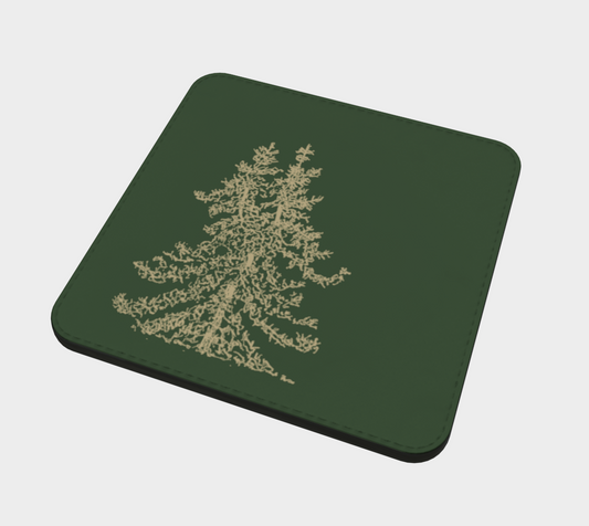 Tree coaster - green