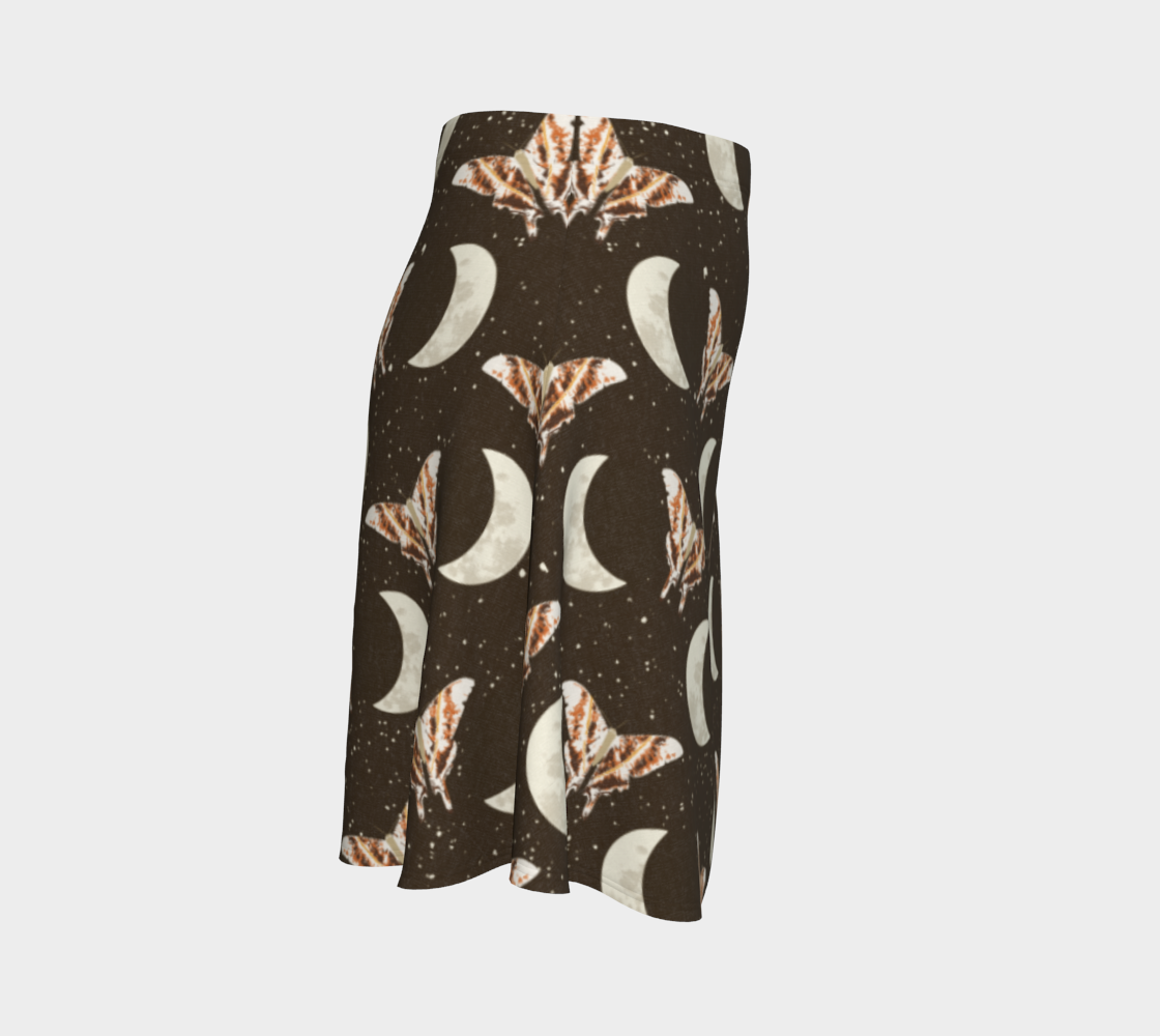 Lunar Moth flare skirt