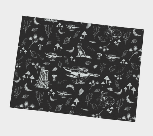 Forest floor placemat