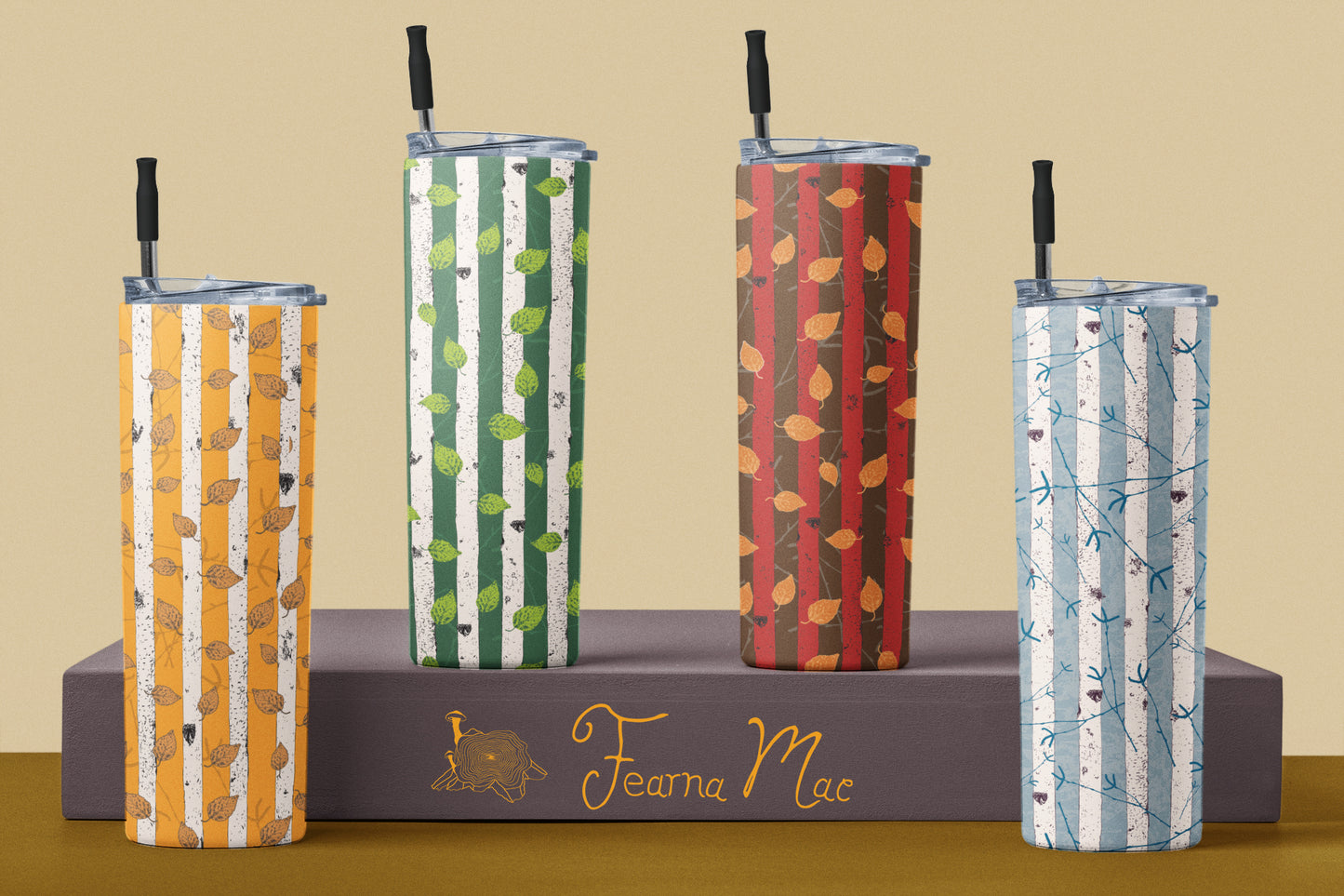 Brave Birch Autumn tumbler