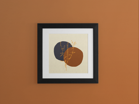 Golden mustard fine art print