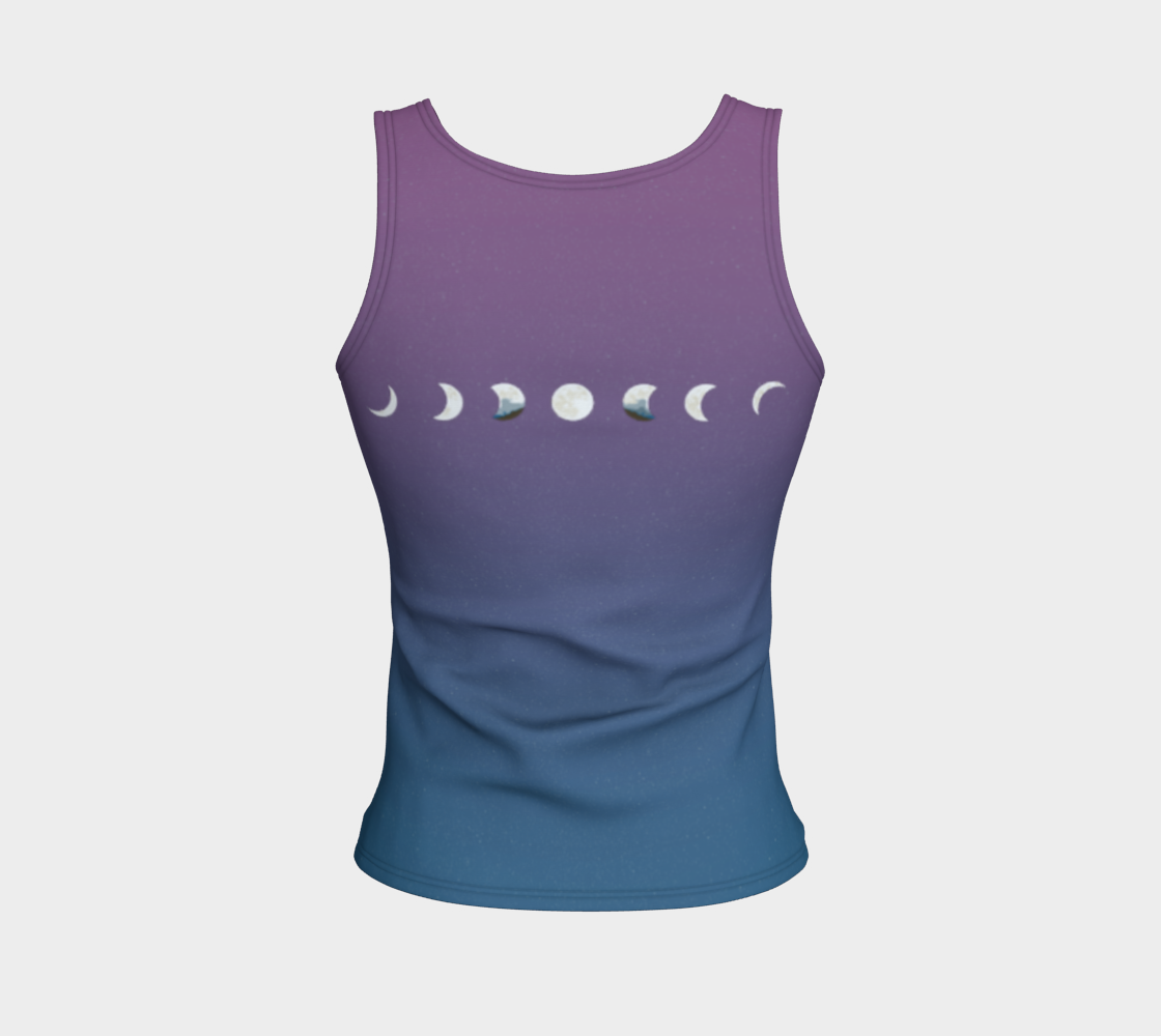 Moon Phase Loose Tank Top