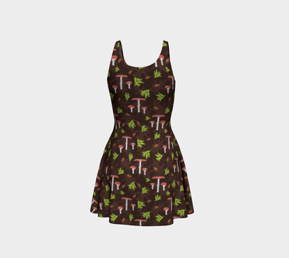 Mighty Mushroom flare dress