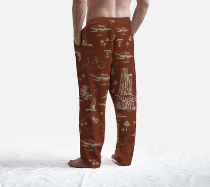 Forest Floor Lunge Pants - orange