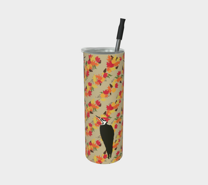 Autumnal woodpecker tumbler