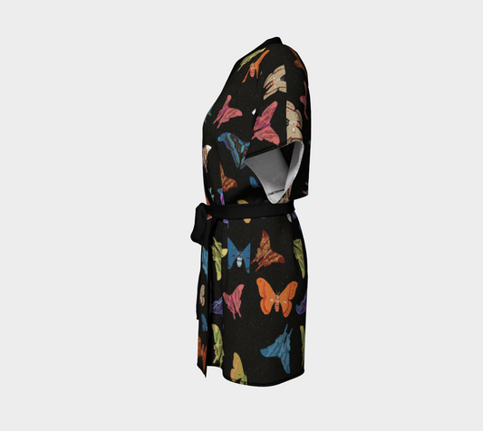 Symphony of moths luxury robe