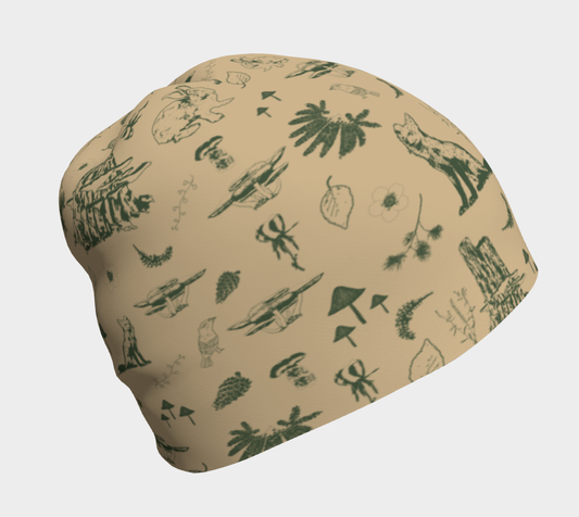 Forest green beanie