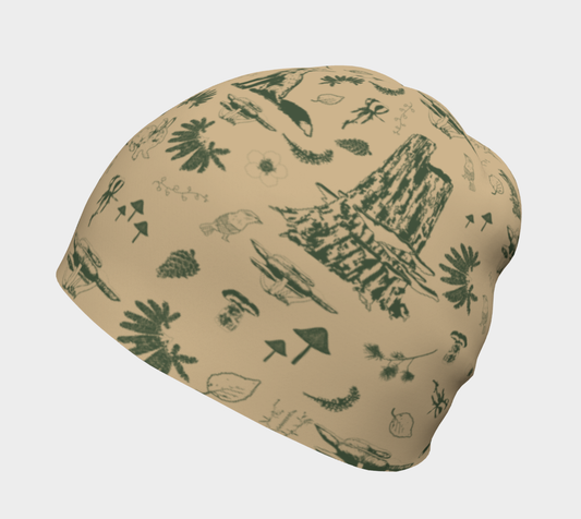 Forest green beanie