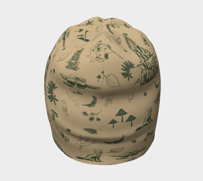 Forest green beanie