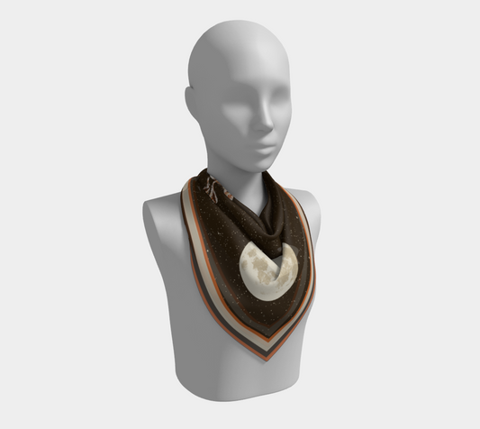 Lunar Moon Square Scarf