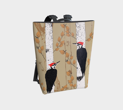 Vegan leather backpack - Woodpecker Bestie