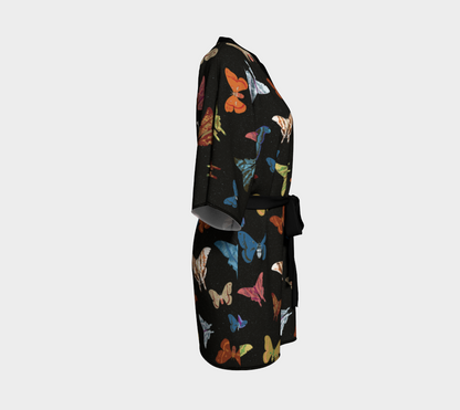 Symphony of moths luxury robe