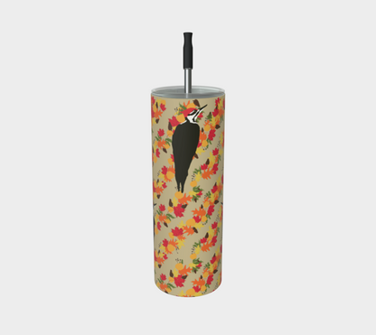 Autumnal woodpecker tumbler