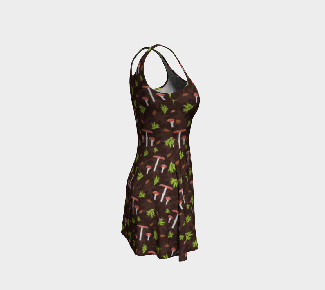 Mighty Mushroom flare dress