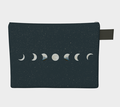 Lunar leporidae zipper pouch