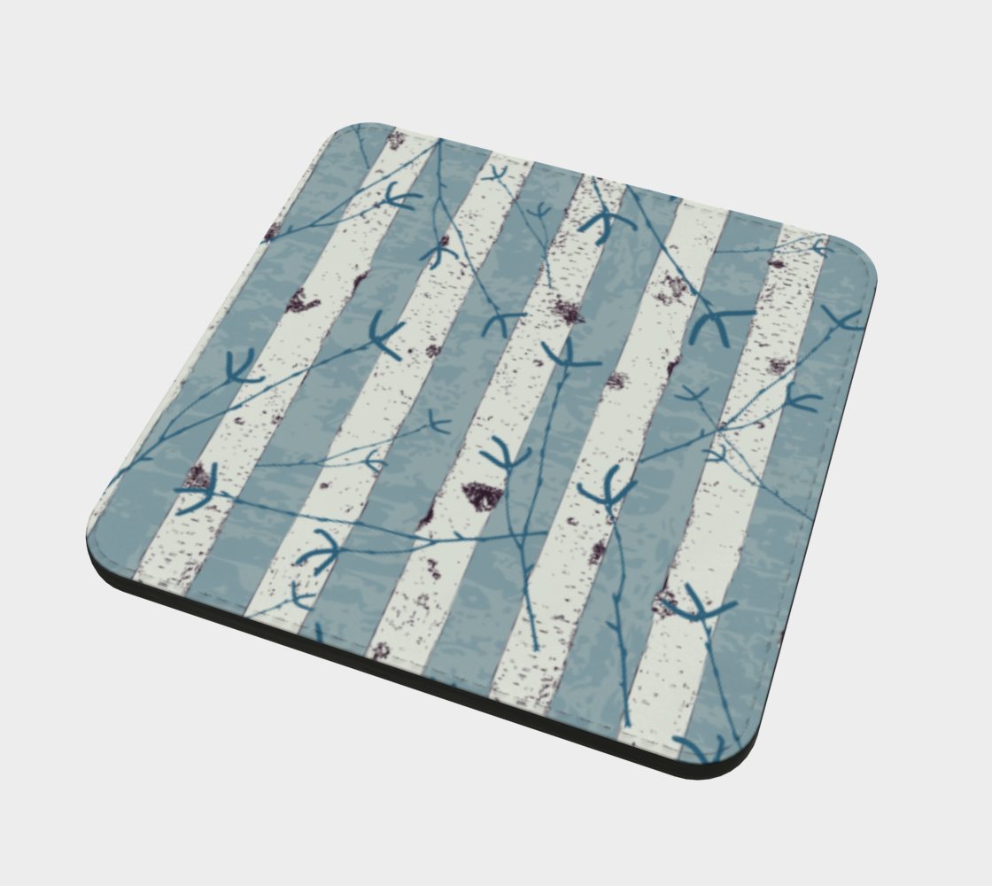 Winter Birch coasters
