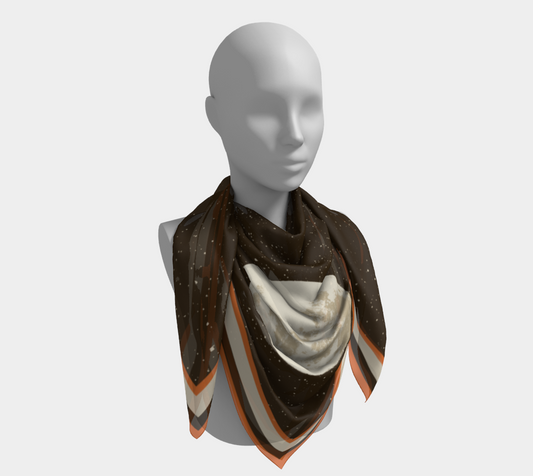 Lunar Moon Square Scarf