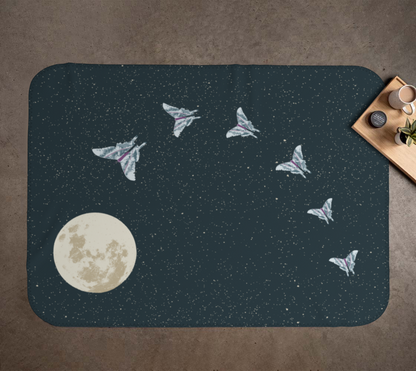 Midnight Moth blanket