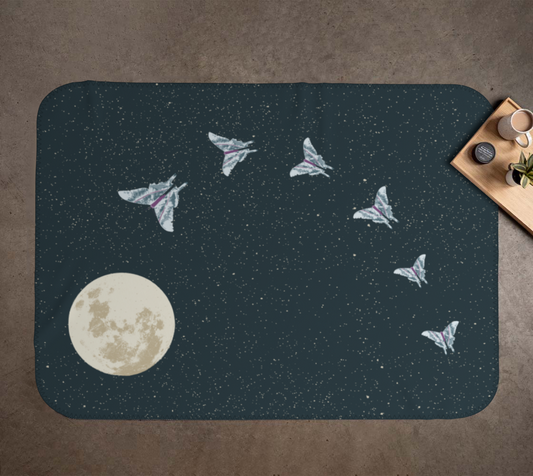 Midnight Moth blanket