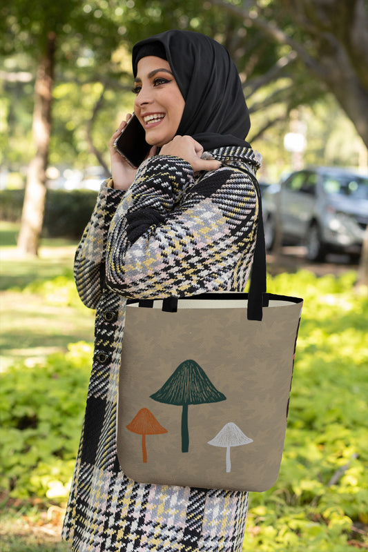 Mushroom duo basic tote