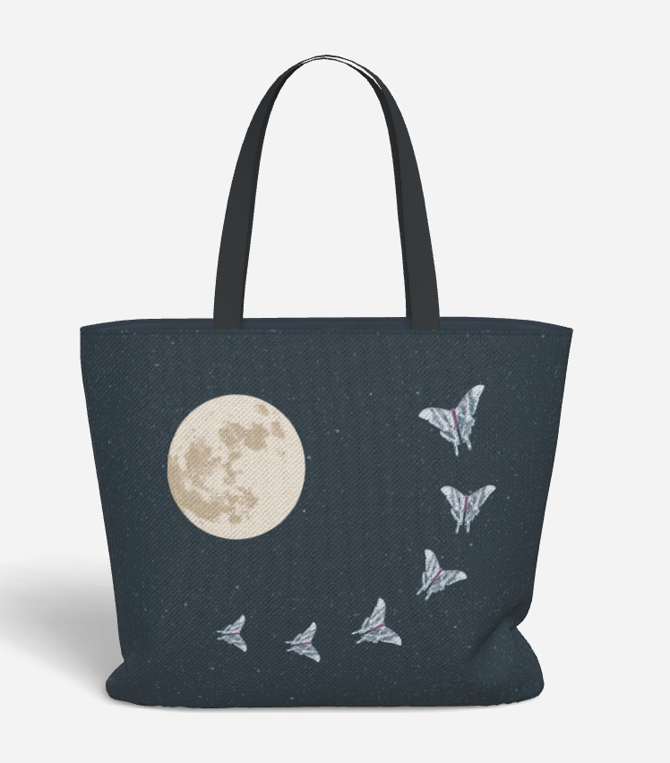 Midnight Moon Market Tote