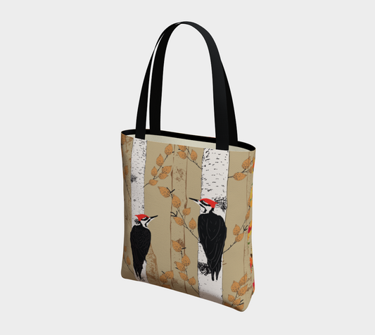 Woodpecker duo basic tote