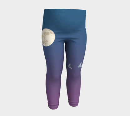 Midnight Moth baby leggings